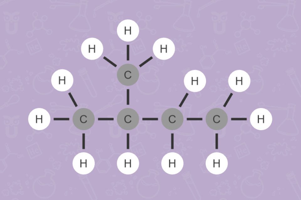Strukturformel Methylbutan