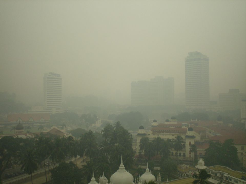 Smog in Kuala Lumpur