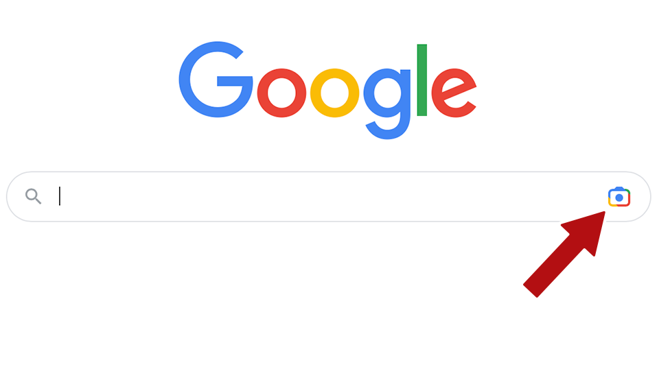 Screenshot von der Google-Suche mit dem Icon zur Bilder-Rückwärtssuche.