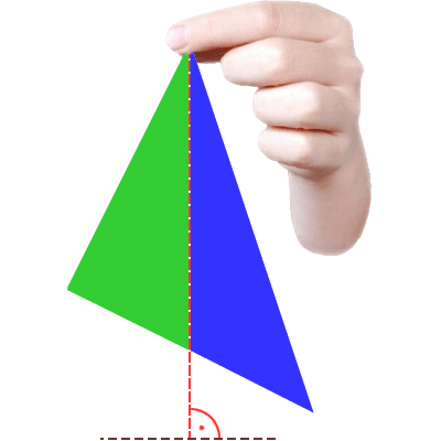 Besondere Punkte von Dreiecken - Schwerpunkt 2