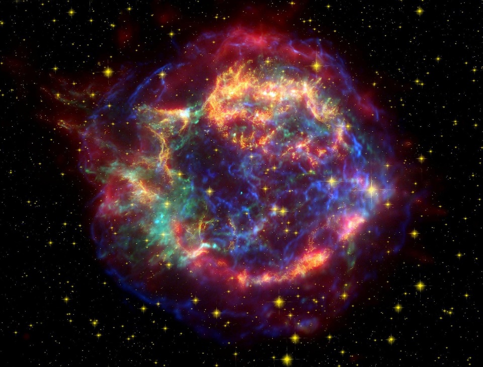Supernova im Weltall